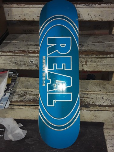 VTG REAL(RENEWAL EDITION BLUE) Skateboard Deck 7 Ply 8.3x32.0