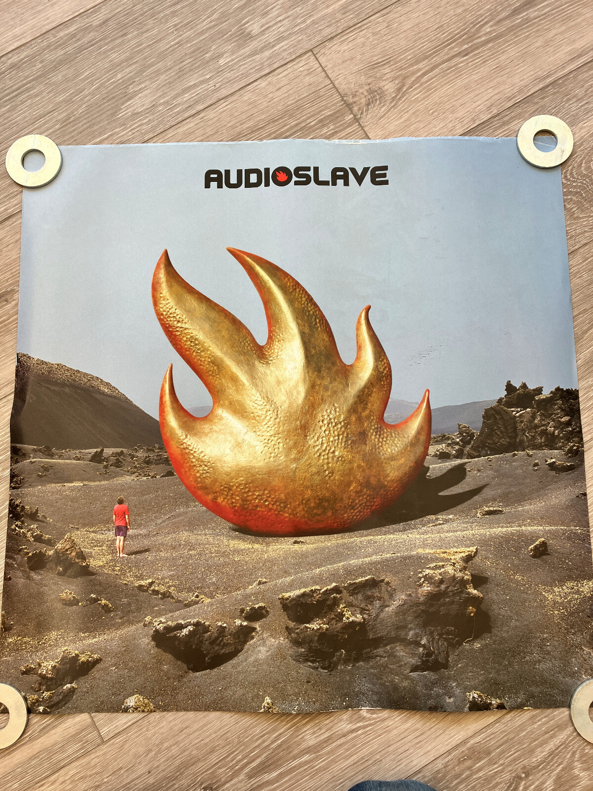 AUDIOSLAVE 2002 2-SIDED PROMO POSTER Epic/Interscope Rage