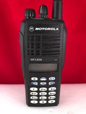 Motorola HT1250 VHF Full Keypad DTMF With Charger Handheld Radio.. Buy it now for 175.0