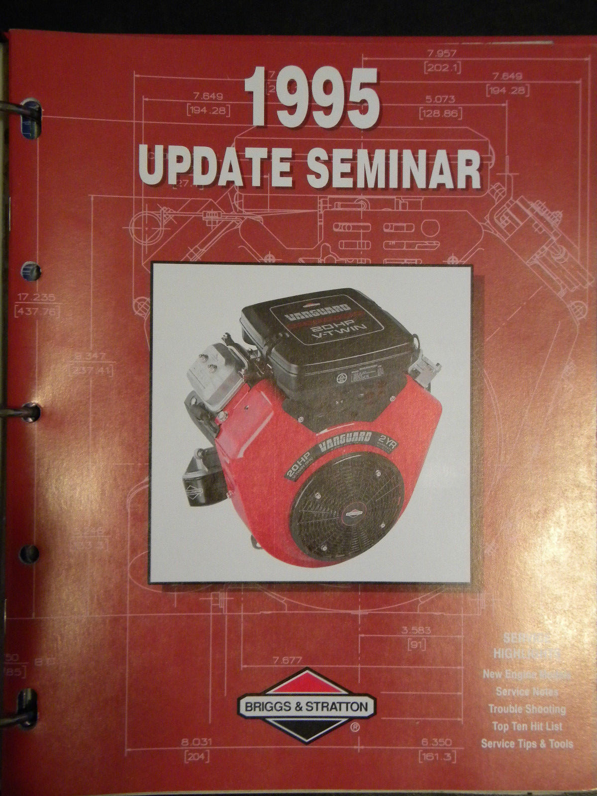 Briggs & Stratton Manual, Brochure, Updates,Parts List, Maintenance Instructions