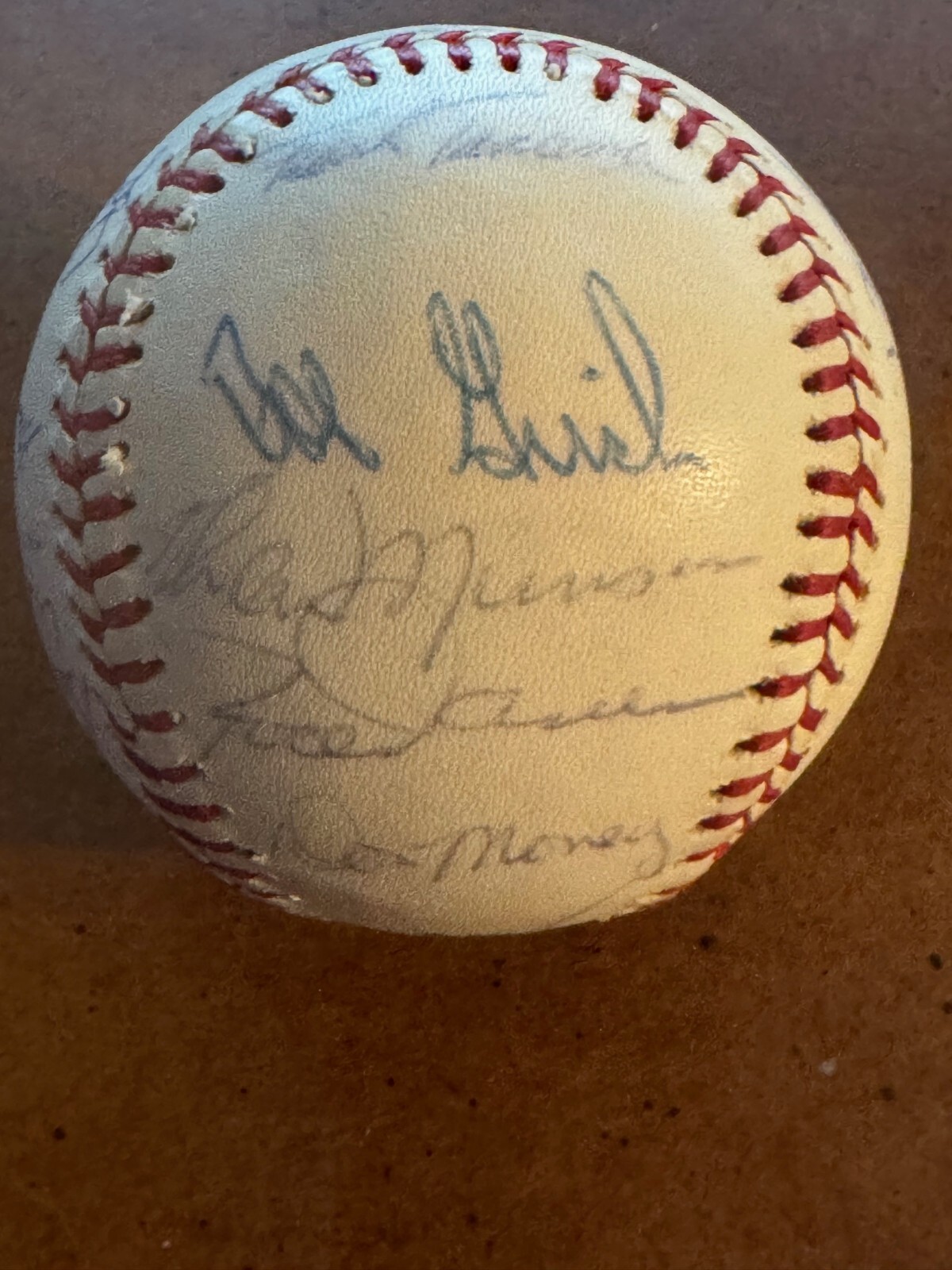 1976 American League Baseball All Star Signed Baseball (19