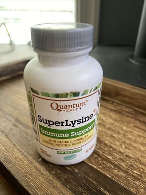 Super Lysine + 90 Tabs By Quantum Health - Immune Support