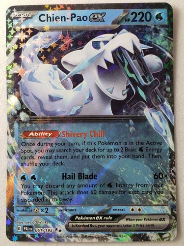 EX HOLO Chien-Pao 061/193 NM / M - Paldea Evolved Pokemon