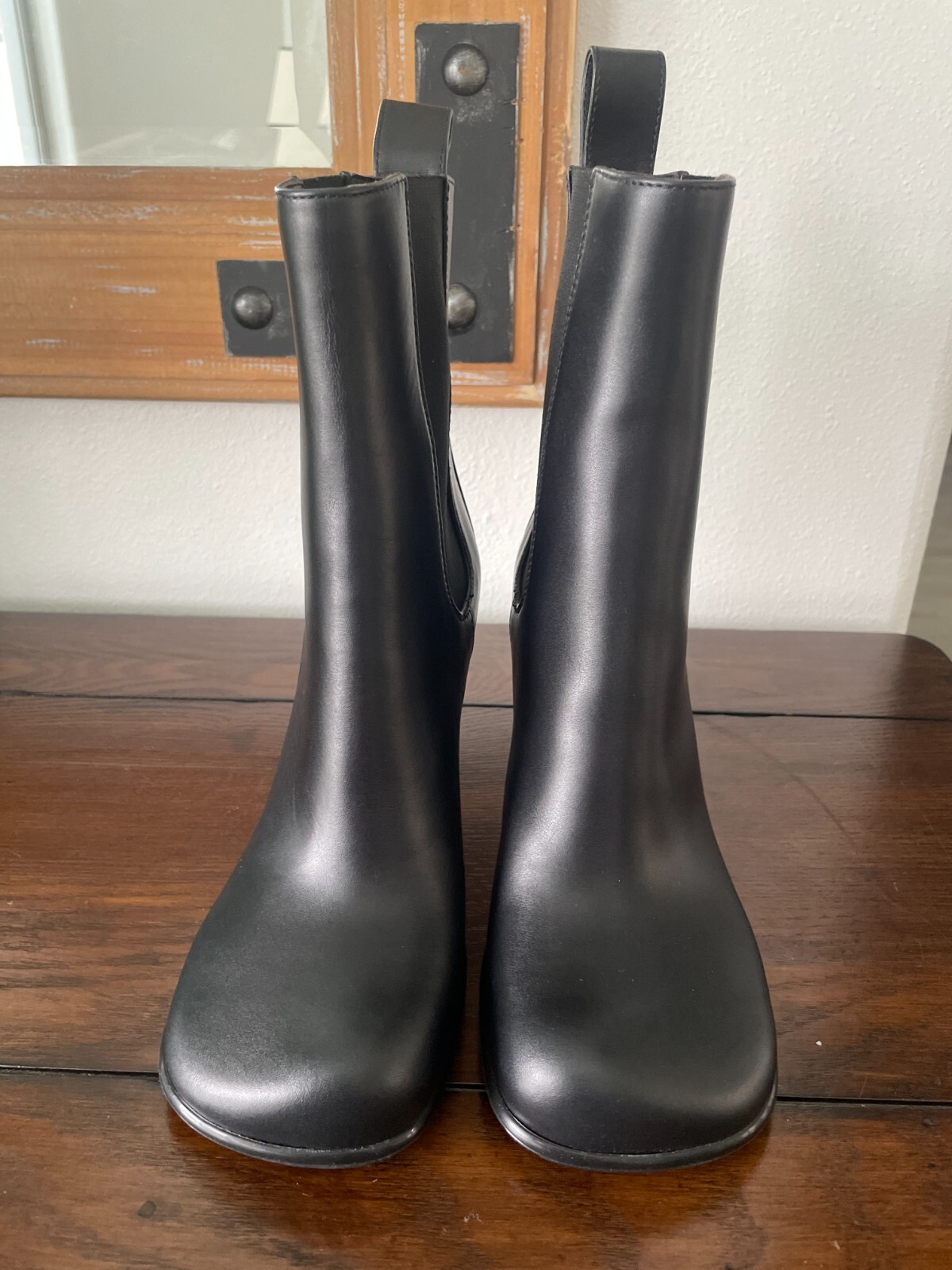 Pre-owned Bottega Veneta 677271 Women's Black Leather Storm Ankle Boots Shoes, Many Sizes
