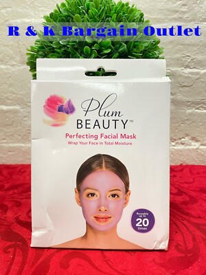 PLUM BEAUTY PERFECTING FACIAL MASK REUSABLE UP TO 20 TIMES NEW