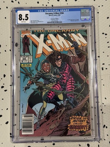 CGC 8.5 UNCANNY X-MEN #266 White Pages 1st Full App of