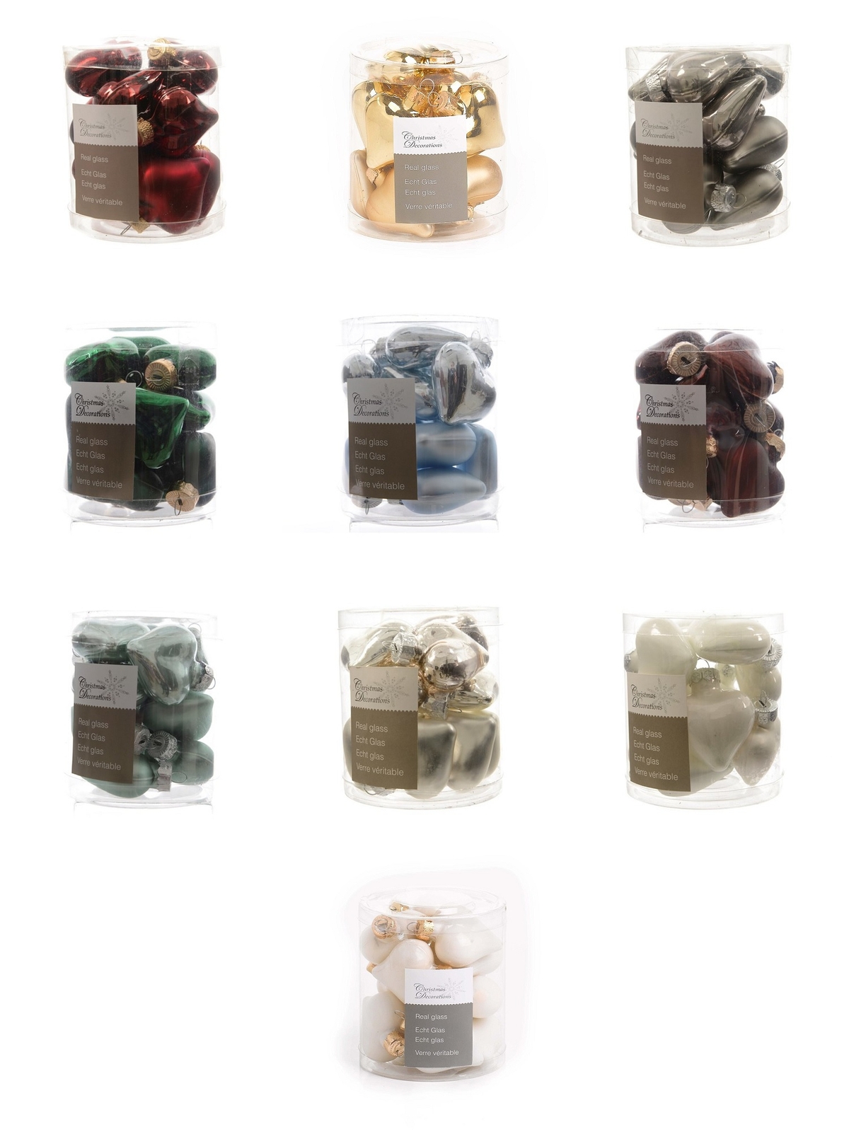 12 Herzen Weihnachtskugeln Christbaumkugeln Baumkugeln Weihnachts Kugeln Baum