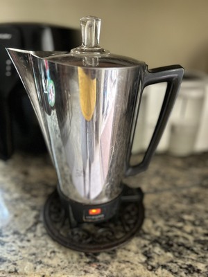 Presto Super Speed Coffee Maker Percolator Model KK09A Tested Works Good