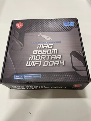(Single Channel) MSI MAG B660M MORTAR WIFI DDR4 Micro ATX Intel Motherboard