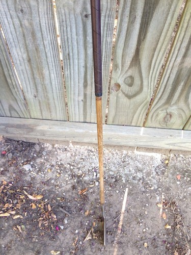 Rare Lefty Vintage Royal Chromium Putter Wooden Shaft Golf Club