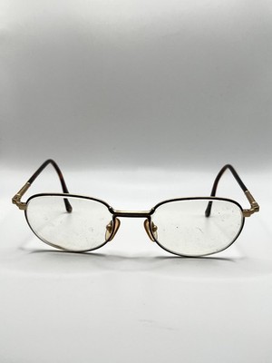 Gucci GG 1354 Gold Oval Brille Gestell
