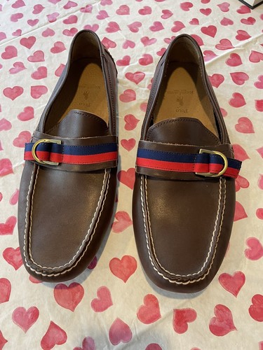 Ralph Lauren ブラウンレザー　ウェッジヒールミュール　USサイズ9 Ralph Lauren ブラウンレザー ウェッジヒールミュール USサイズ9