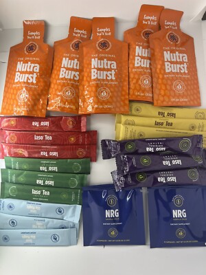 IASO Sample Bundle - Nutra Burst - Tropical-tamarindo-Watermelon-iaso Tea - NRG