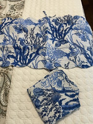 Resort Collection Shell King Sham Set