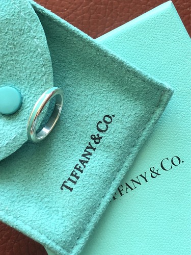 ティファニー　廃盤ブルーエナメル、シルバーリング　＃10 Tiffany & Co Blue Enamel Silver Ring. 4.5 | eBay