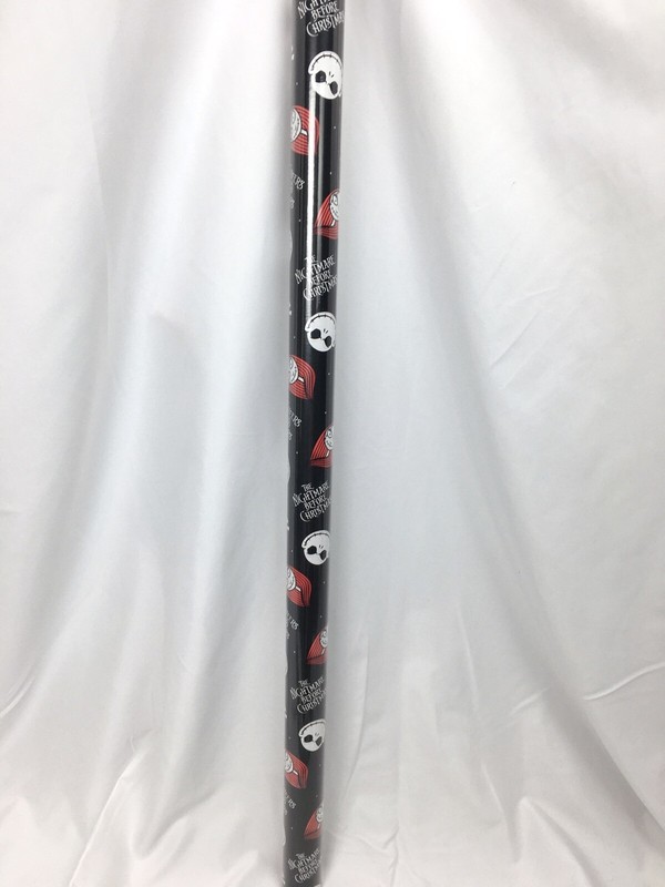 70 sq ft Disney Nightmare Before Christmas Gift Wrap Wrapping Paper 1 Roll