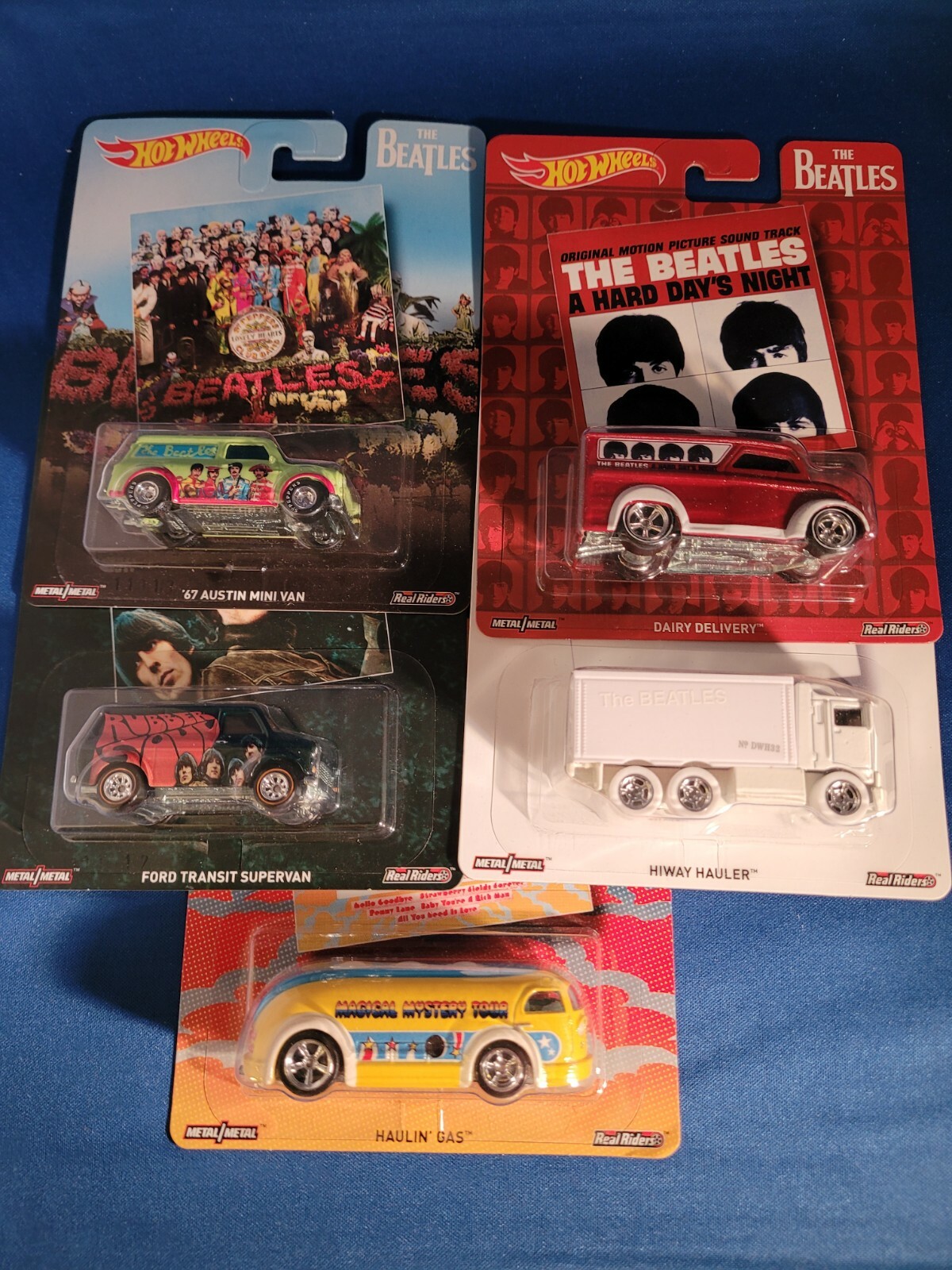Hot Wheels ビートルズコレクション 5点セット HOT WHEELS PREMIUM - THE BEATLES - BOX SET OF 5 New SEALED