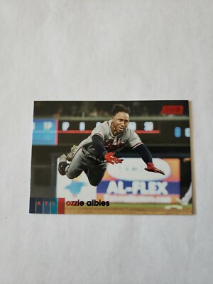 2020 Topps Stadium Club Red Parallel Ozzie Albies