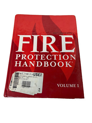 Fire Protection Handbook Volume 1 only 20th Edition NFPA w tabs sections 1-11