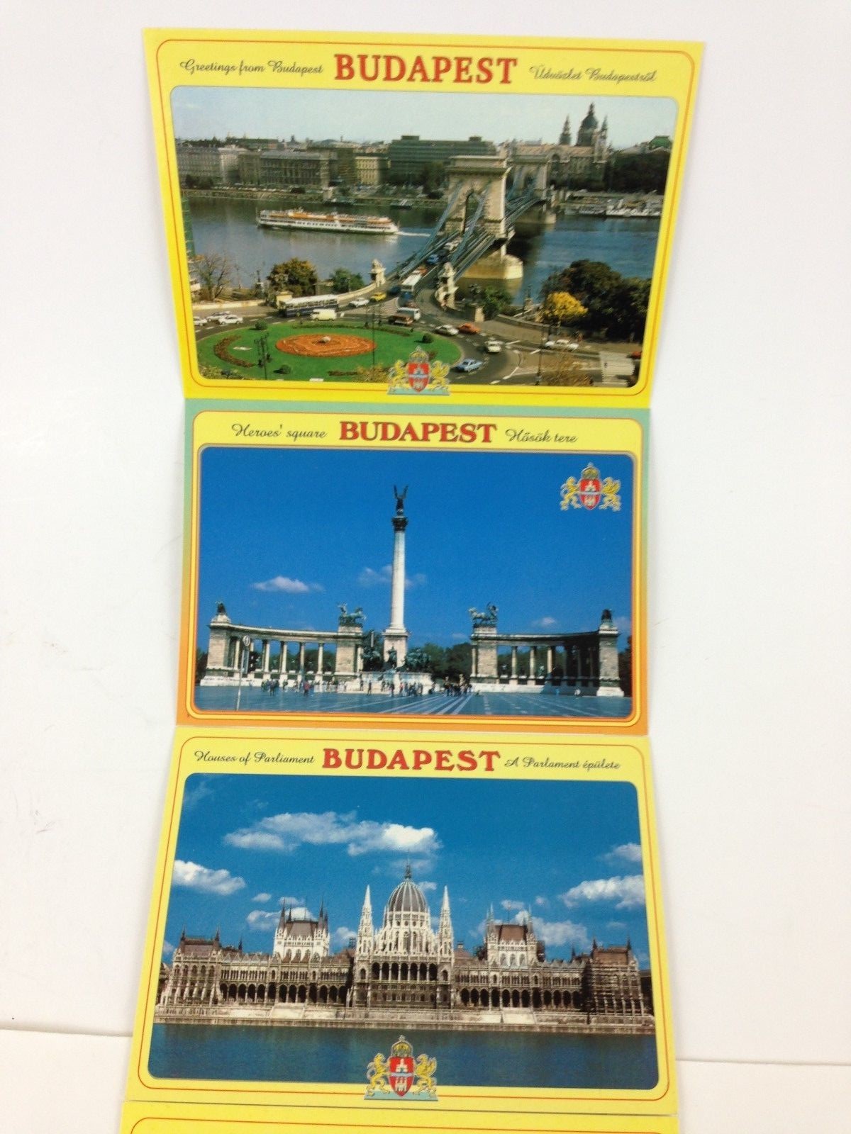 Vintage Budapest Hungary Postcard Lot Of 8 Unmailed Cards Post Cards Book