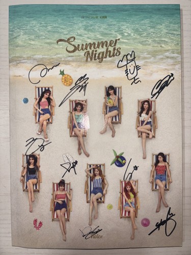 TWICE [SUMMER NIGHTS] All Member Autographed Signed Album