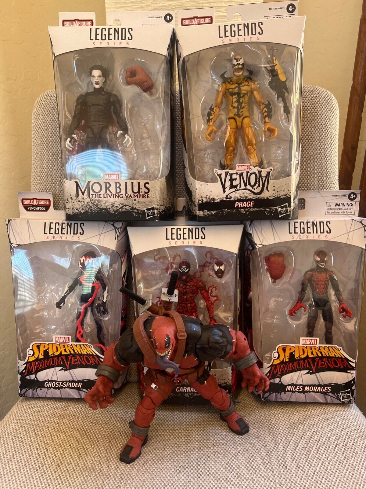 Venompool BAF Wave Marvel Legends Complete Set of 5 Figures Venompool BAF Wave Marvel Legends Complete Set of 5 Figures