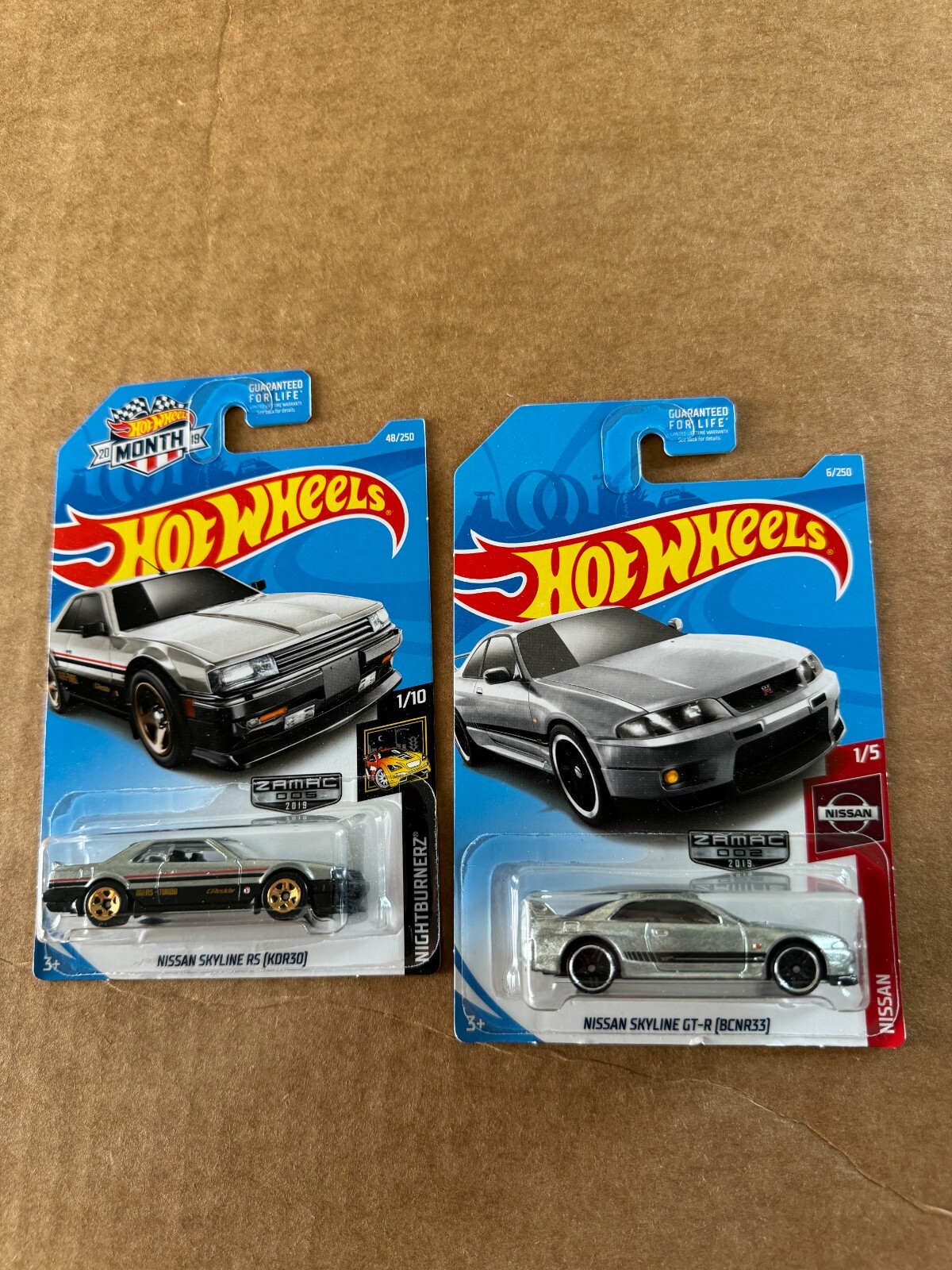 Hot Wheels Lot 2x ZAMAC Nissan Skyline RS KDR30 / Nissan