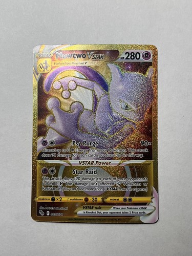 Carta Pokémon - Mewtwo V-Astro - Gold (086/078)