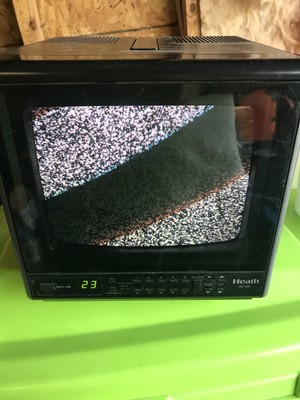 HEATH LM8834 CRT Retro gaming Television TV  Lm8833 Vtg 80s 1987