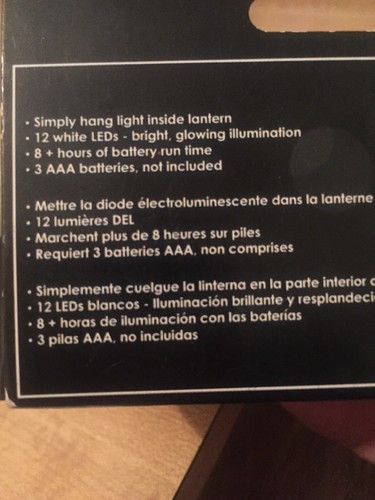 Fortune PLL-12W 12-LED Light for Paper Lanterns