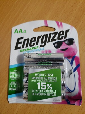 Energizer NH15BP4 AA 2300 mAh NiMH Rechargeable Batteries