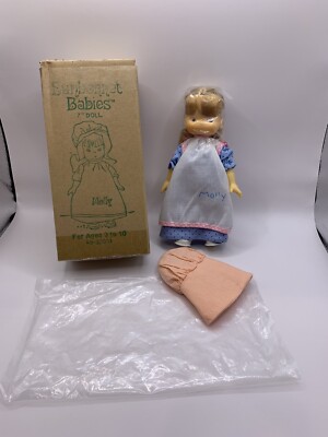 Vintage 1975 Knickerbocker Sunbonnet Baby Babies Molly Doll New Sears Catalog?