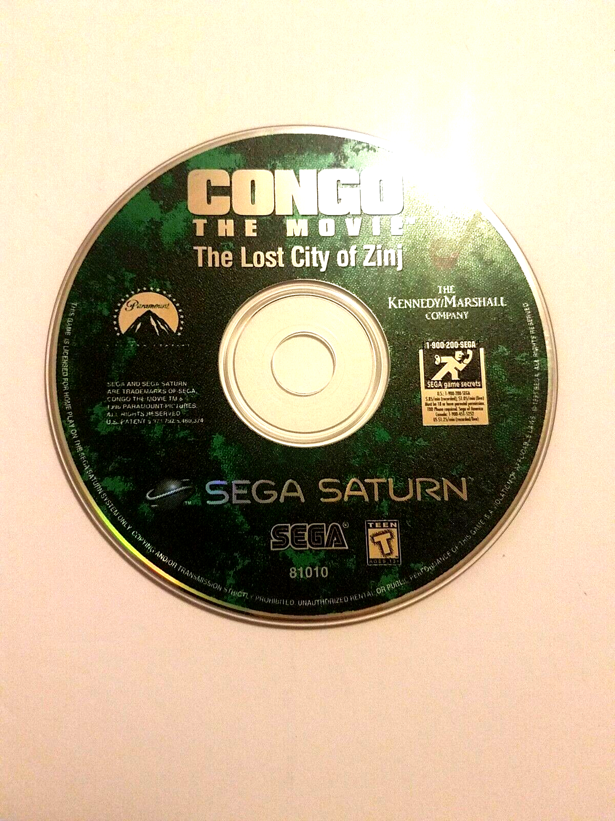 Congo The Movie The Lost City of Zinj (Sega Saturn, 1996