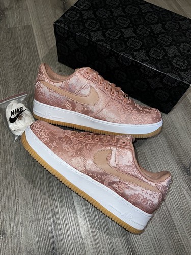 CLOT × AIR FORCE 1 “ROSE GOLD SILK” - エアフォースワン Nike x CLOT Air Force 1 Low Premium 'Rose Gold Silk' CJ5290-600