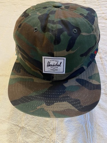 Mens Camouflage Baseball Cap Adjustable Denim Hat