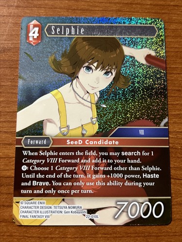 Final Fantasy TCG Opus 22 Hidden Hope - Selphie 22-010L