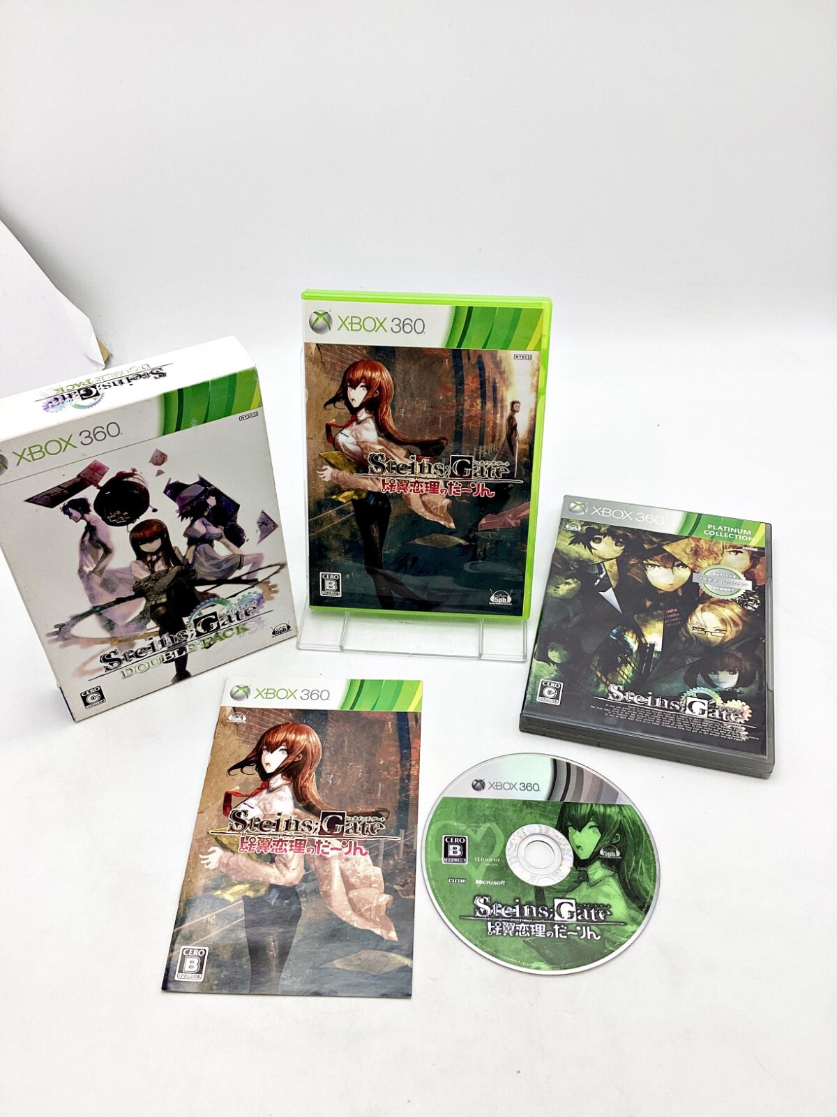 Microsoft Xbox 360 Steins Gate Double Pack Japan 1 Week to