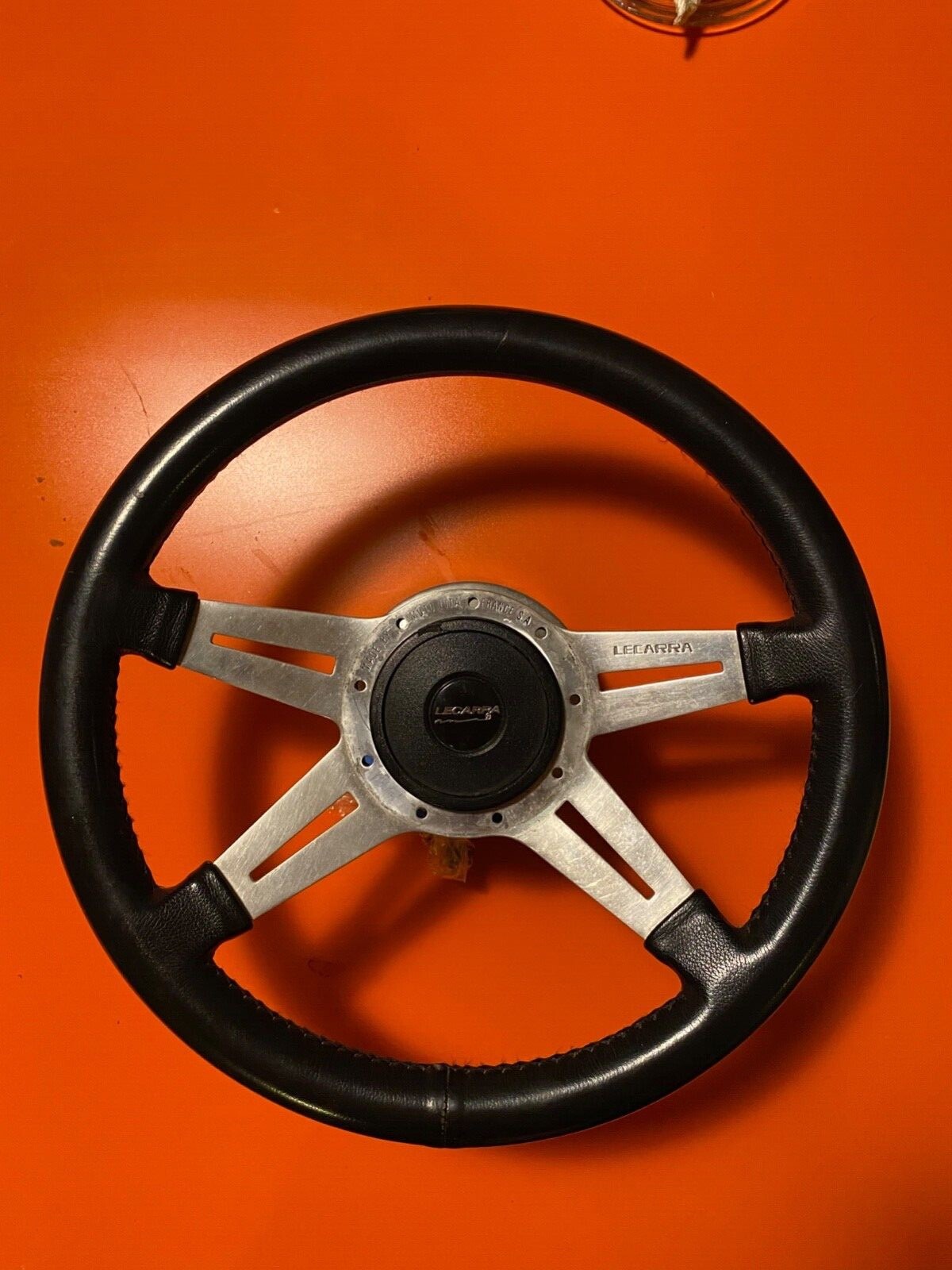 ☆LECARRA STEERING WHEEL 37Φ Mark 9 Gunsmith レカラ ガンスミス