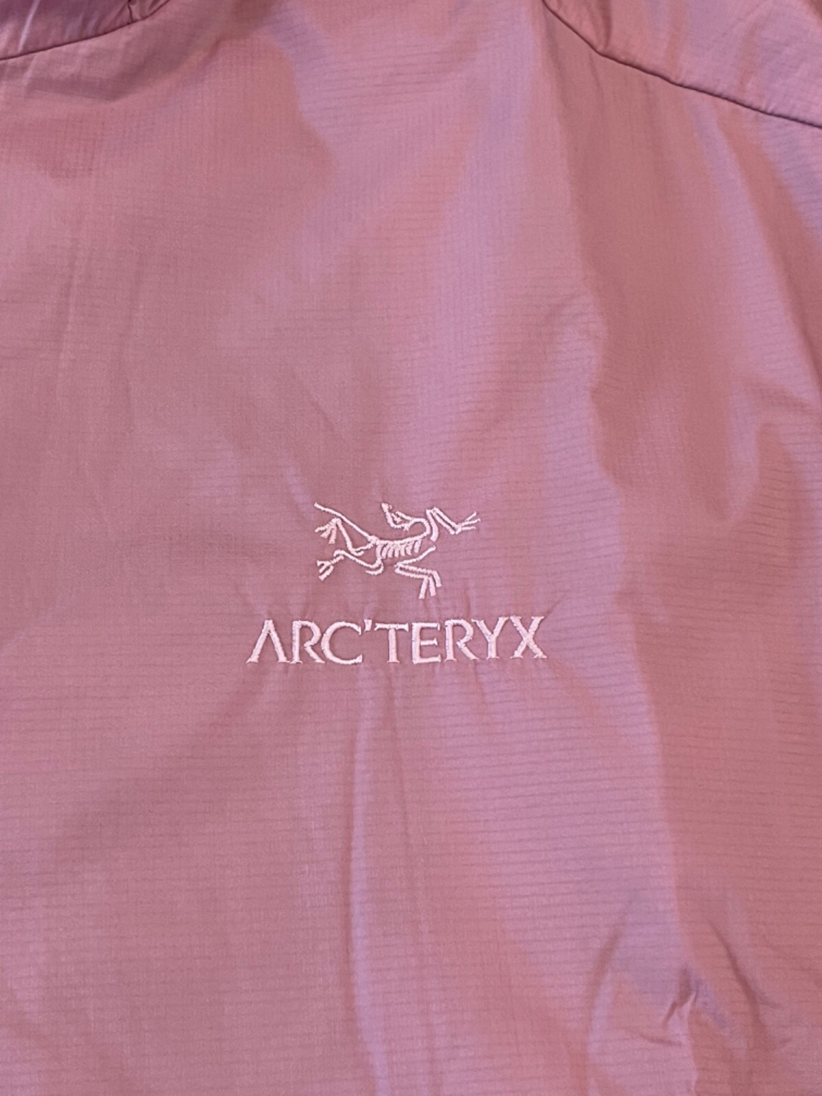Pre-owned Arc'teryx Womens  Reverie Pink Atom Hybrid Jacket Sz Xxl $300