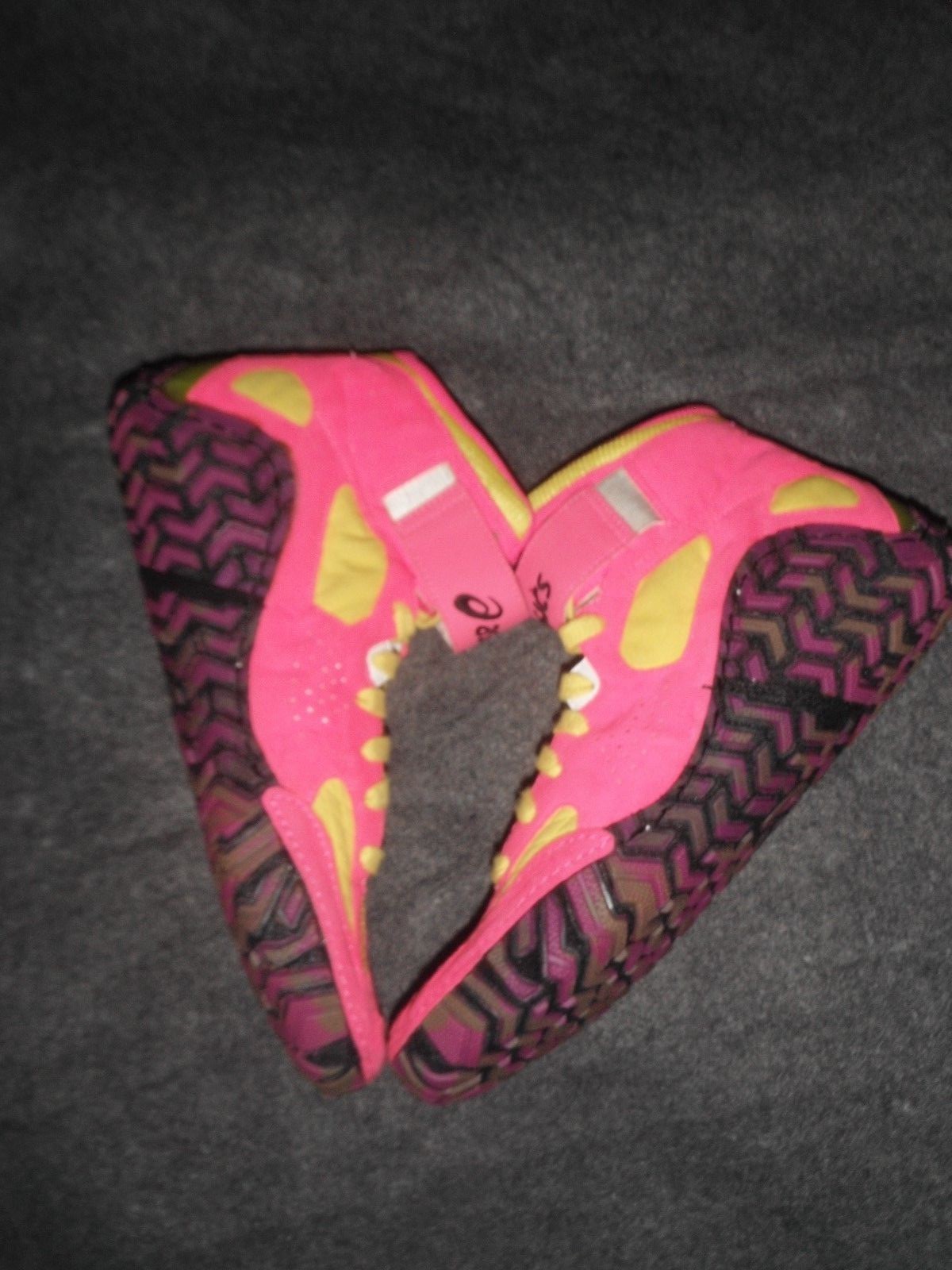 Asics Aggressor Sample Wrestling Shoes (Pink Lemonades) RARE