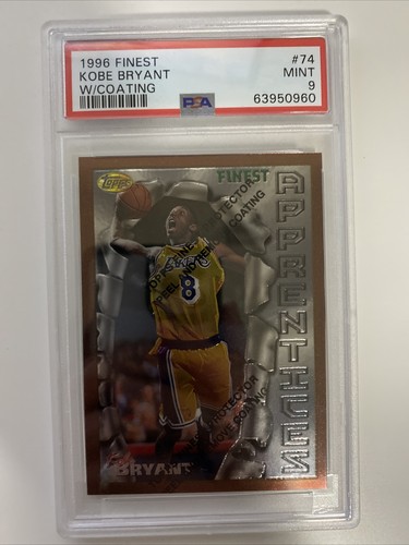 1996 Finest Kobe Bryant w/Coating PSA 9 Mint #74 | eBay