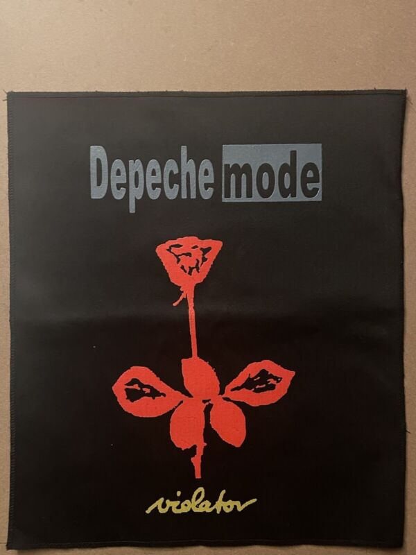 Depeche Mode Violator Large Backpatch: New, 14 By 13 Inches.