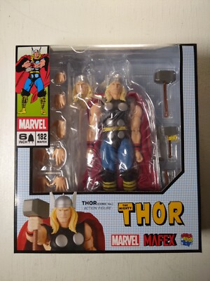 Mafex No.182 Thor Comic Ver. Medicom Toy Marvel Action Figure Brand New Sealed