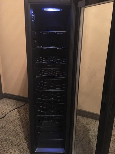 Haier HVW18ABB  18-Bottle Glass Door Wine Cellar Fridge