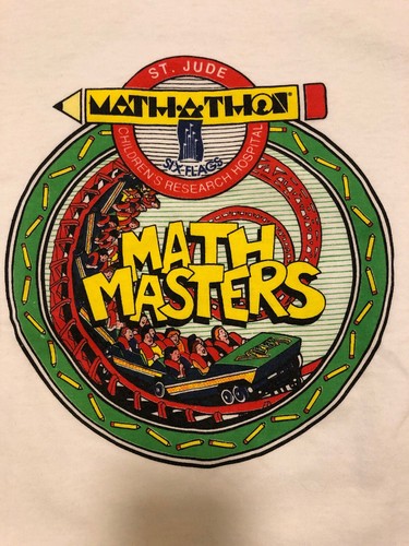 Vintage 1990s St Jude Children's Research Hospital Math-A-Thon T-Shirt Large USA