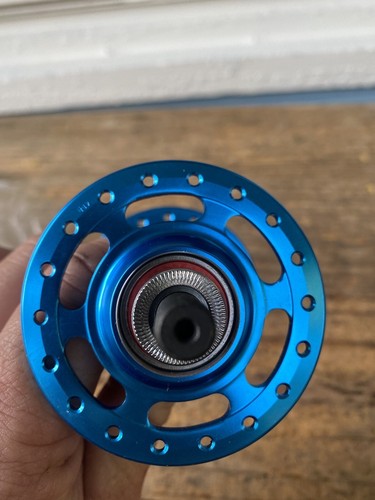 NOS Old School-Style Blue Ano 36 Hole Hub-High Flange-Alloy-BMX-101 Spacing