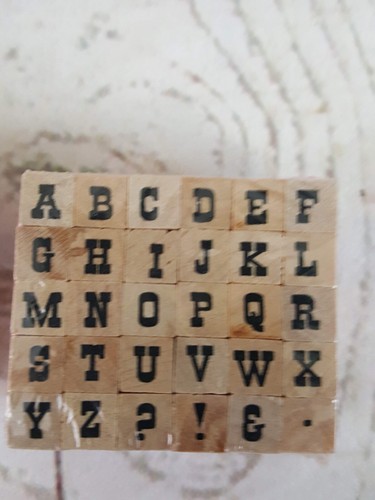 6 Alphabet Stamp Sets by Studio G / NEW SEALED