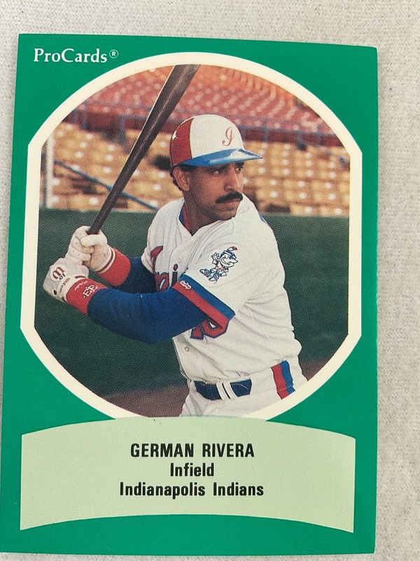 1990 AAA All Star Game Baseball ProCard#09-German Rivera