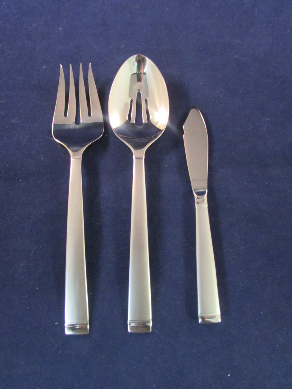 Oneida Stainless Flatware FROST 3pc Serving Set NEW eBay
