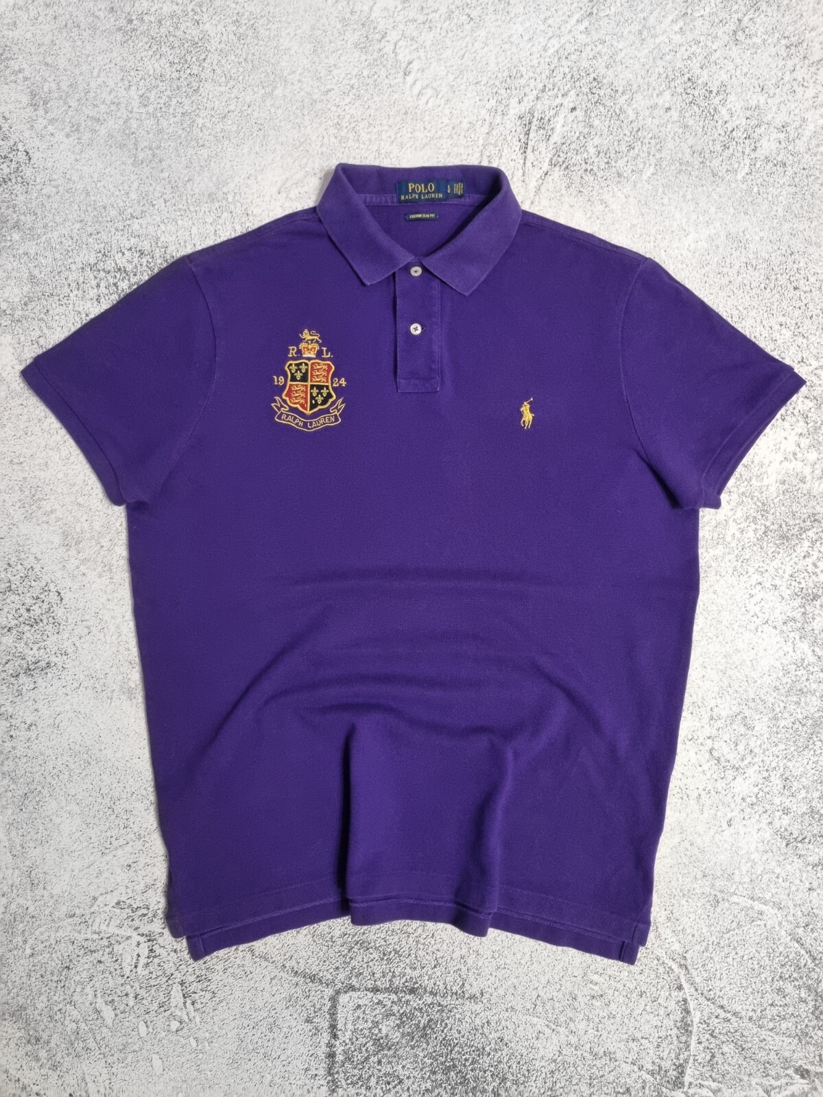 Polo Ralph Lauren Purple Polo T-Shirt, Size L | eBay